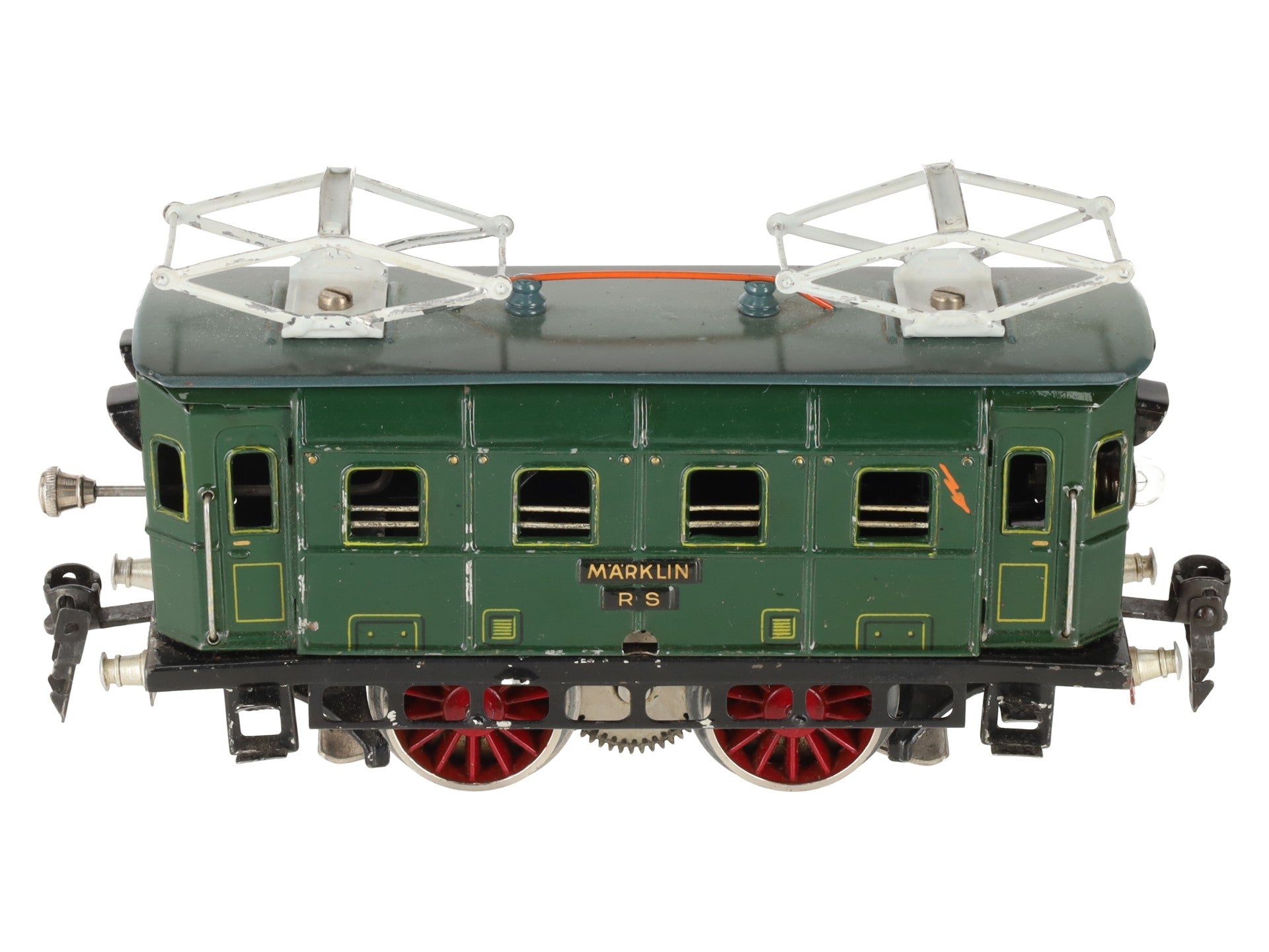 Marklin Vintage O Gauge Prewar Rs 66/12910 Tinplate 2-4-2 Electric Locomotive VG