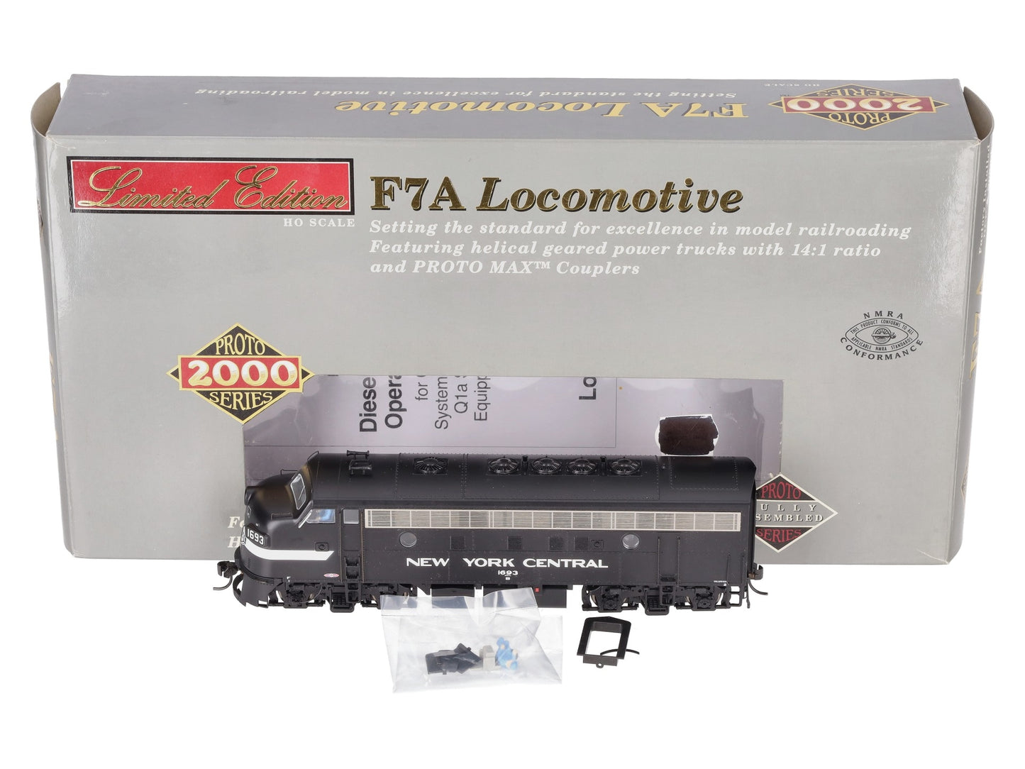 Proto 2000 920-40596 HO New York Central F7A Diesel Locomotive #1693 w/ DCC LN/Box