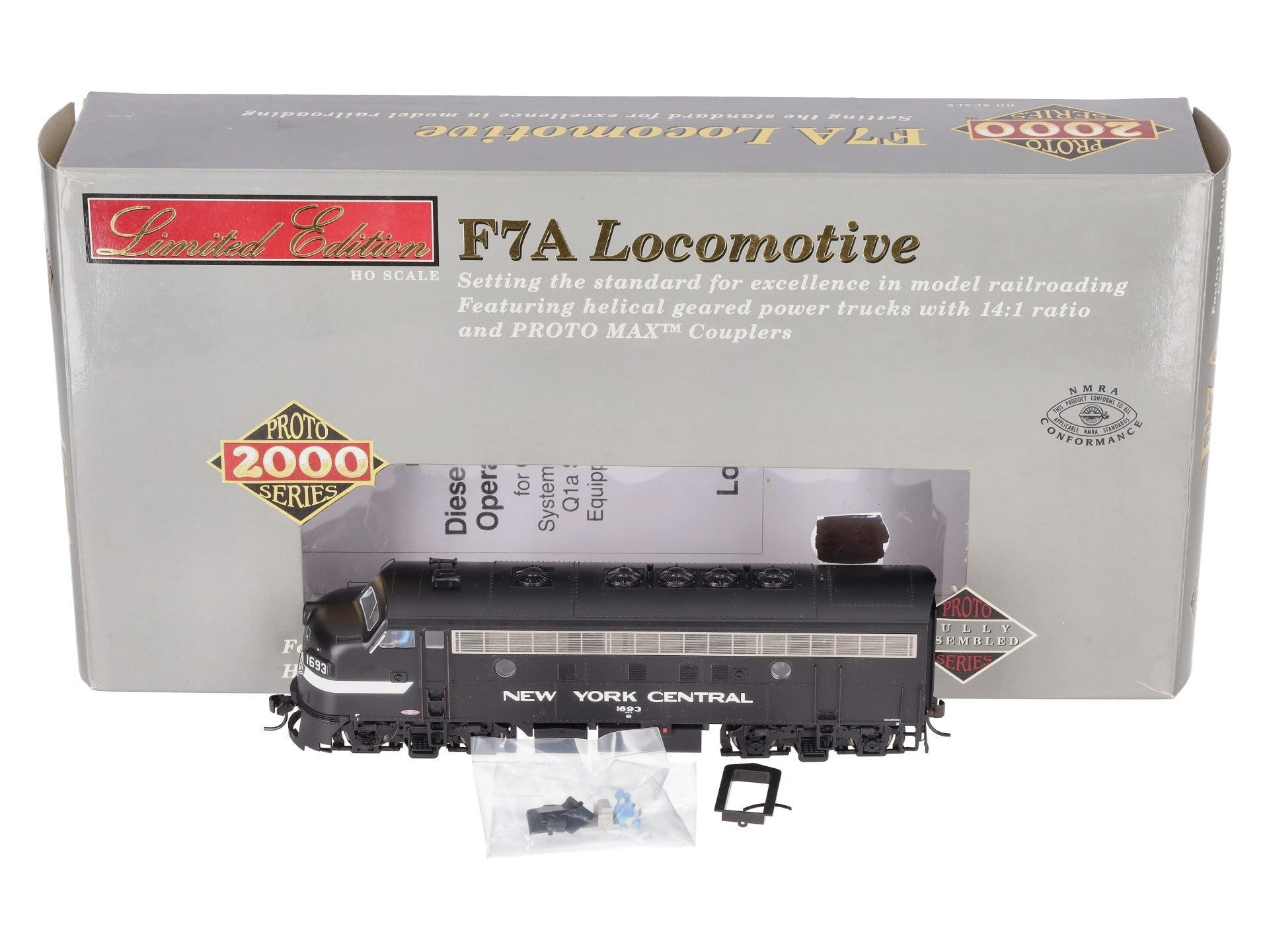 Proto 2000 920-40596 HO New York Central F7A Diesel Locomotive #1693 w/ DCC LN/Box