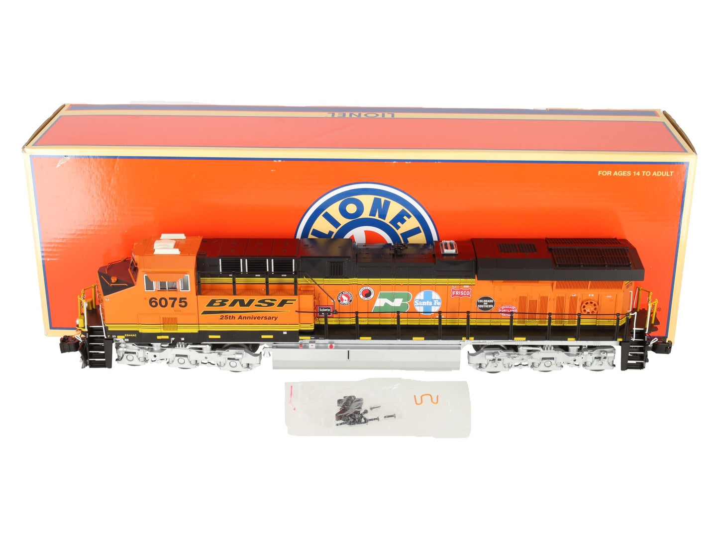 Lionel 2233441 O BNSF Heritage 25th Anniversary ES44AC Diesel Locomotive #6075 EX/Box