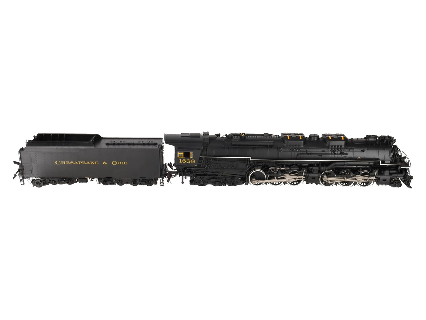 Kohs & Co Brass O Scale C&O H-8 Allegheny 2-6-6-6 Steam Locomotive #1658 VG/Box