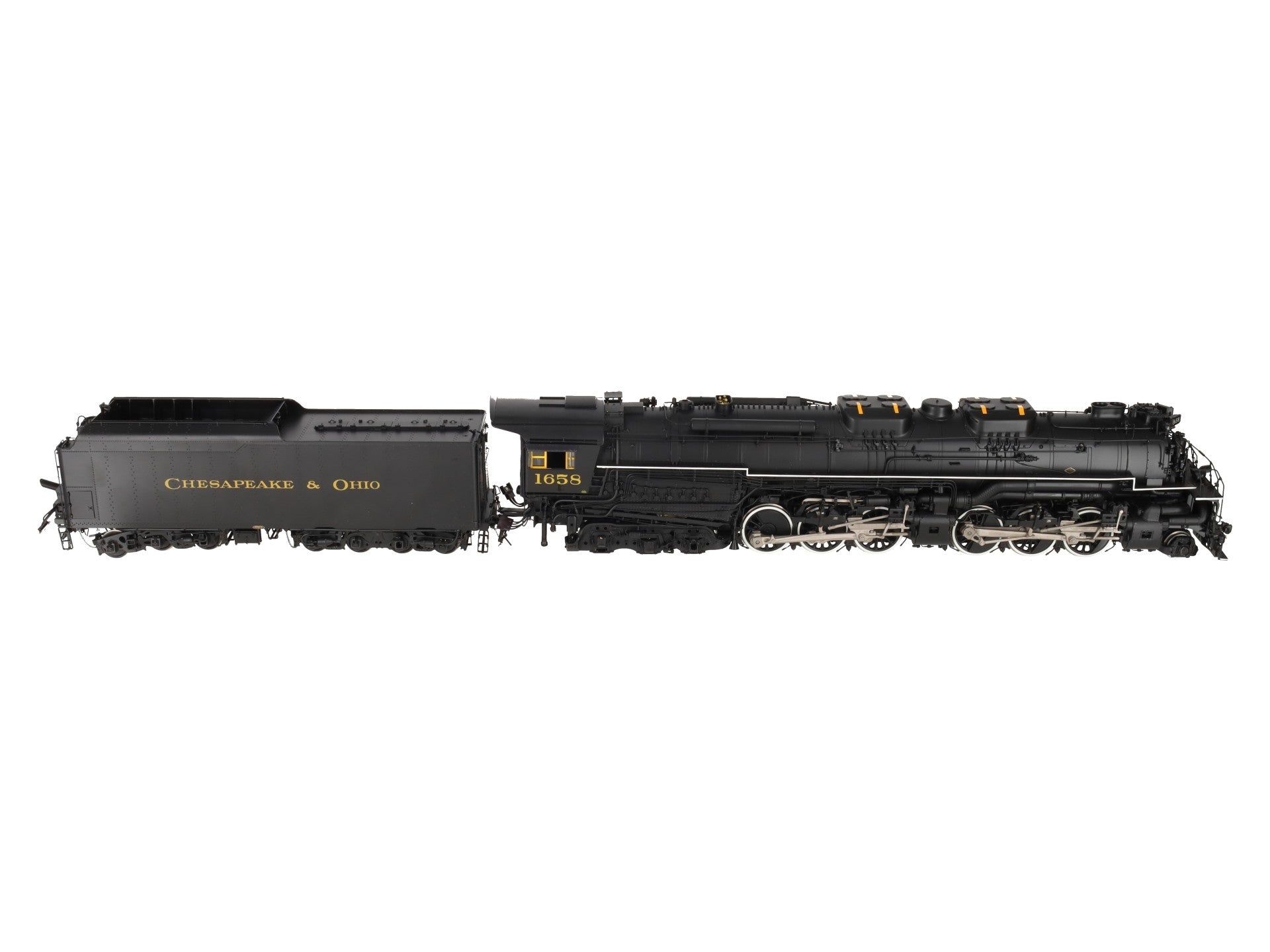 Kohs & Co Brass O Scale C&O H-8 Allegheny 2-6-6-6 Steam Locomotive #1658 VG/Box