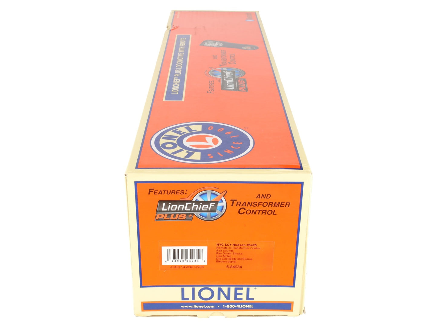 Lionel 6-84934 O New York Central LionChief+ Hudson Steam with Bluetooth #5425  EX/Box