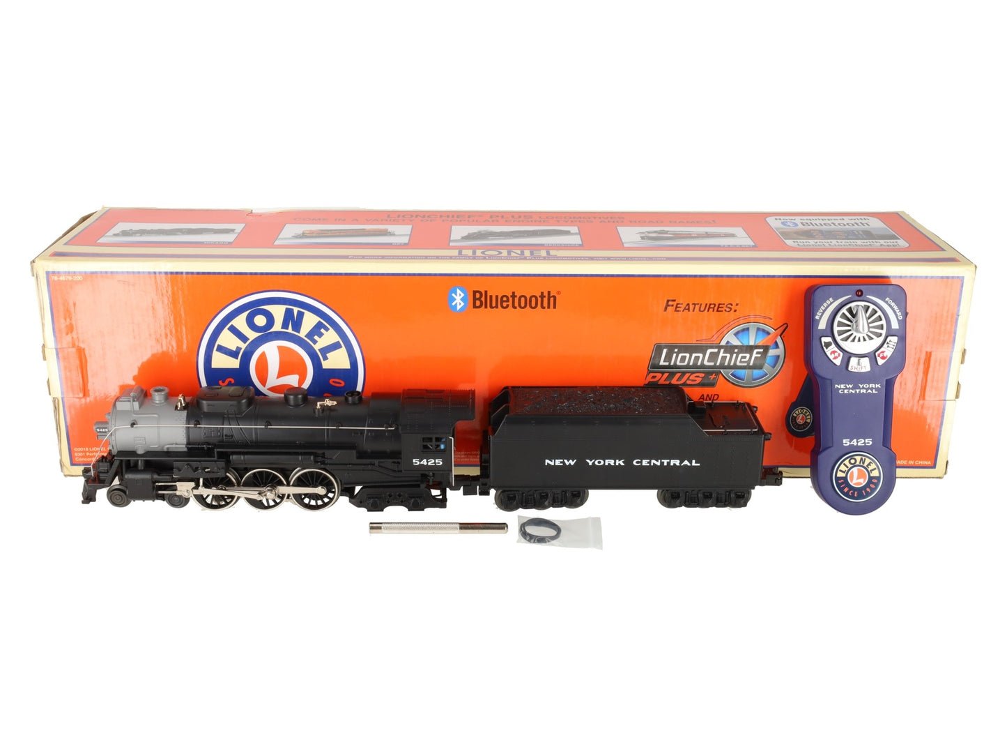 Lionel 6-84934 O New York Central LionChief+ Hudson Steam with Bluetooth #5425  EX/Box