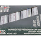 Kato 106-1601 N Scale Canadian Pacific Corrugated 4-Car Pass Set (Set B) LN/Box