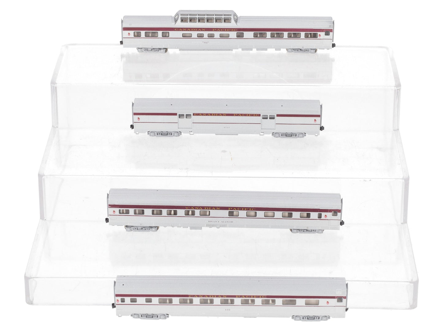 Kato 106-1601 N Scale Canadian Pacific Corrugated 4-Car Pass Set (Set B) LN/Box