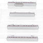 Kato 106-1601 N Scale Canadian Pacific Corrugated 4-Car Pass Set (Set B) LN/Box