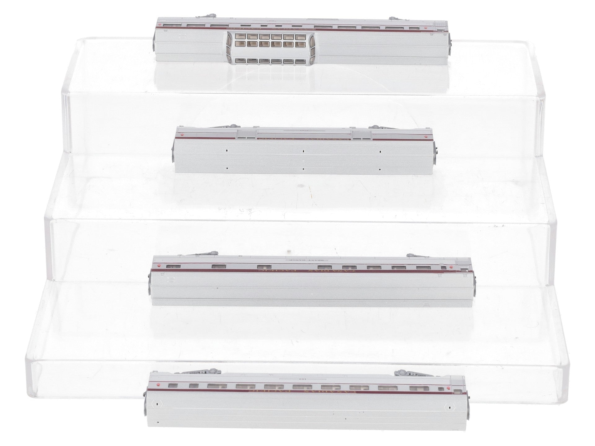 Kato 106-1601 N Scale Canadian Pacific Corrugated 4-Car Pass Set (Set B) LN/Box