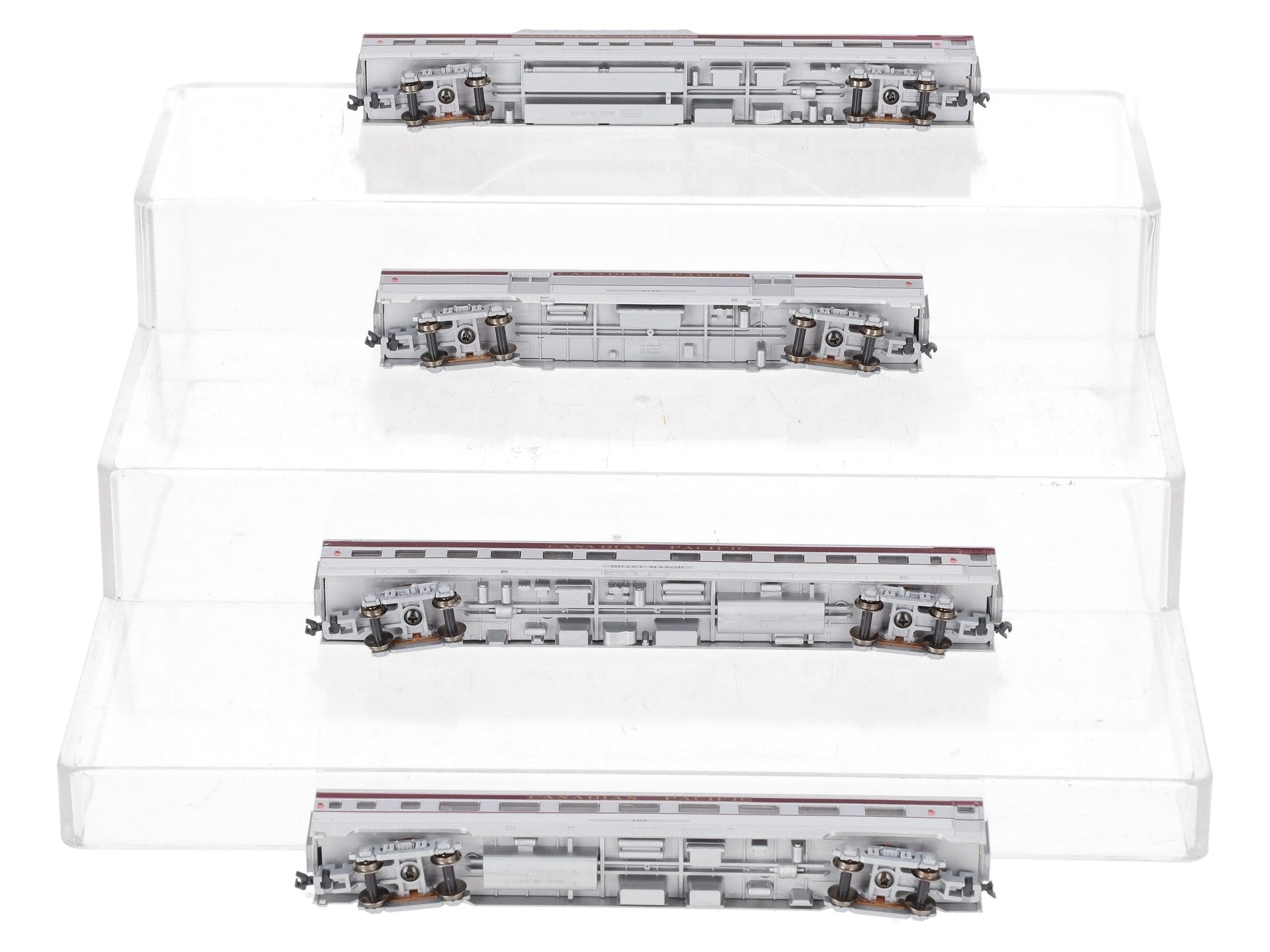 Kato 106-1601 N Scale Canadian Pacific Corrugated 4-Car Pass Set (Set B) LN/Box