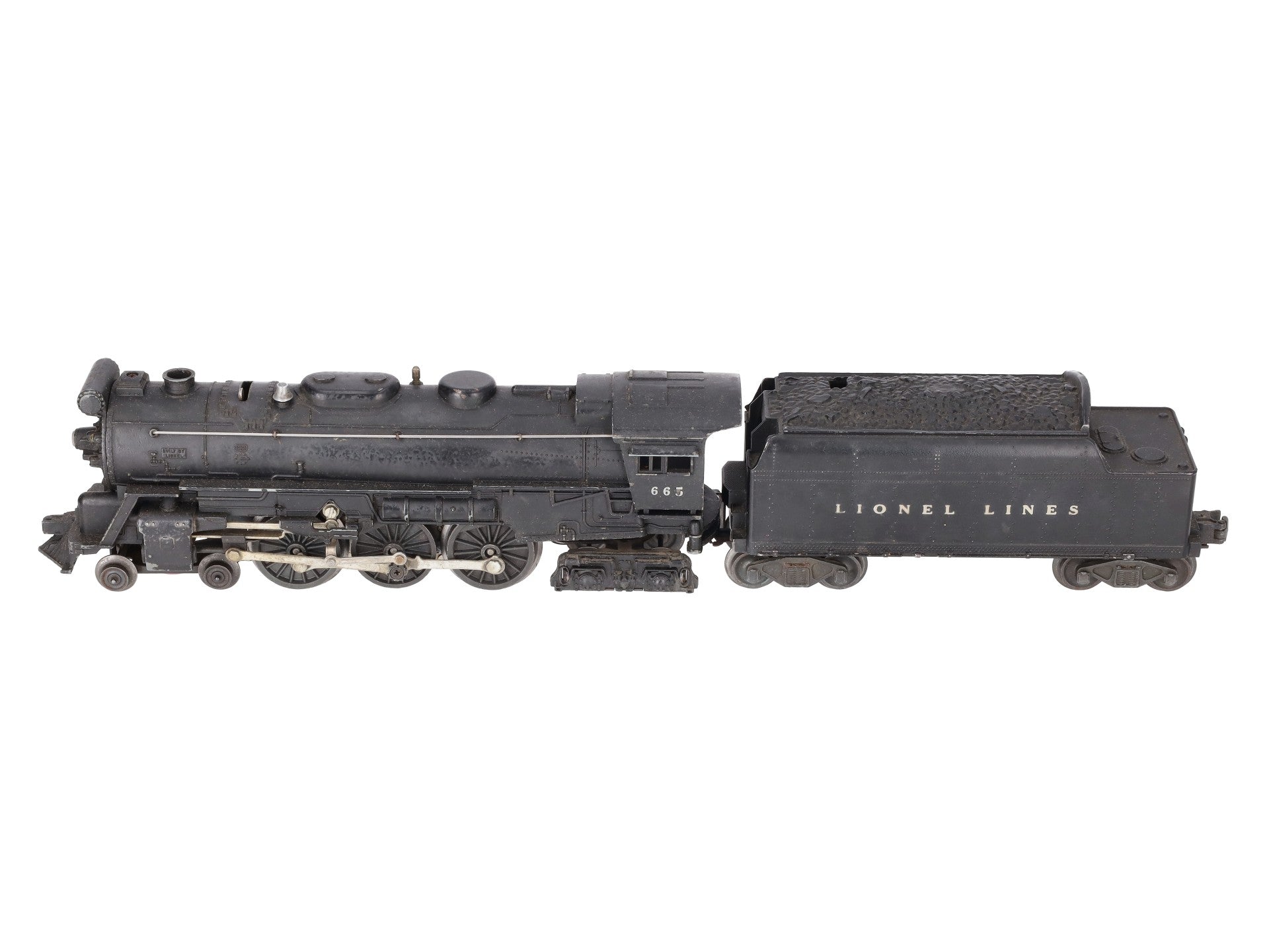 Lionel 665 Vintage O 4-6-4 Die-Cast Steam Locomotive W/6466W Tender #665 VG