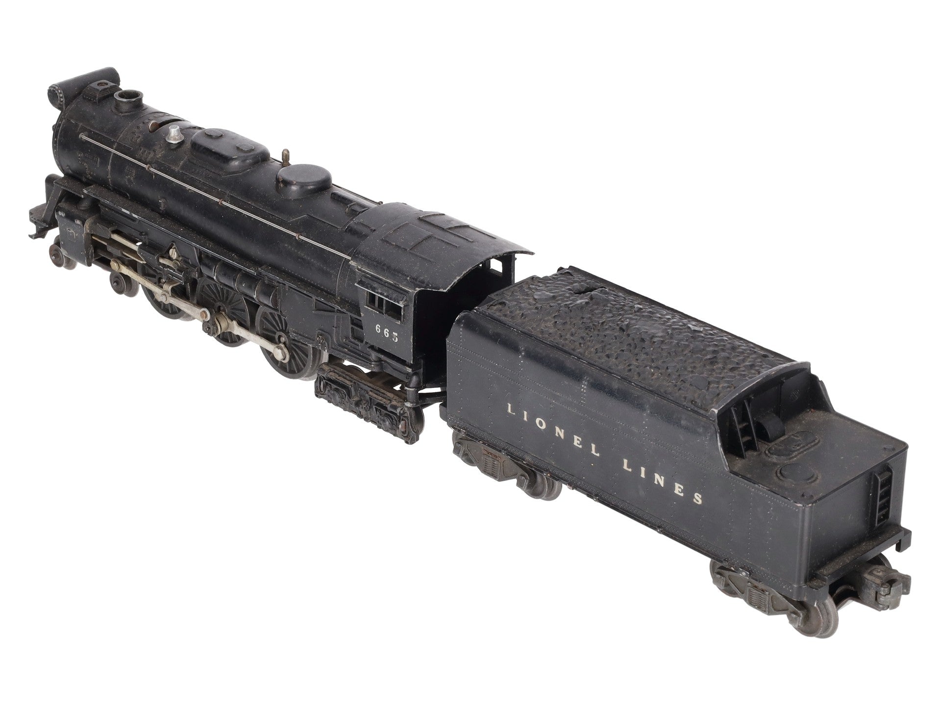 Lionel 665 Vintage O 4-6-4 Die-Cast Steam Locomotive W/6466W Tender #665 VG