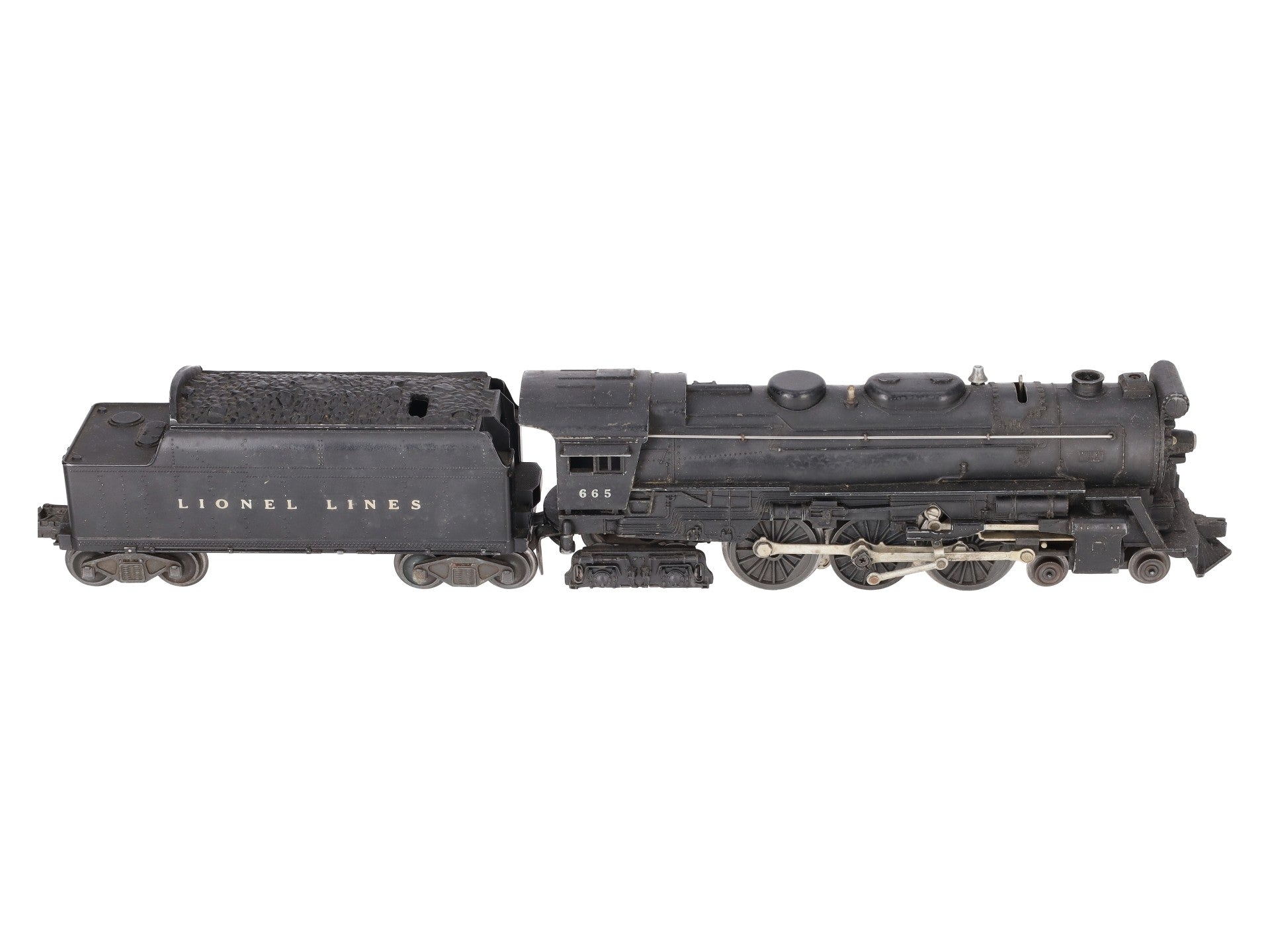 Lionel 665 Vintage O 4-6-4 Die-Cast Steam Locomotive W/6466W Tender #665 VG