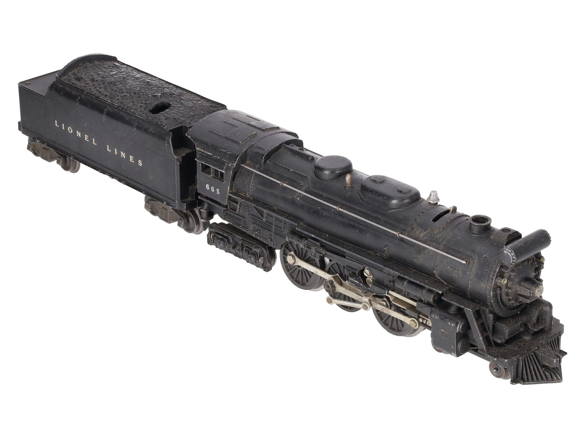 Lionel 665 Vintage O 4-6-4 Die-Cast Steam Locomotive W/6466W Tender #665 VG