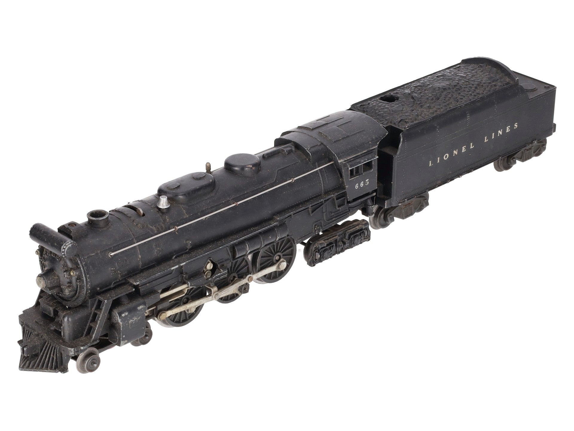 Lionel 665 Vintage O 4-6-4 Die-Cast Steam Locomotive W/6466W Tender #665 VG