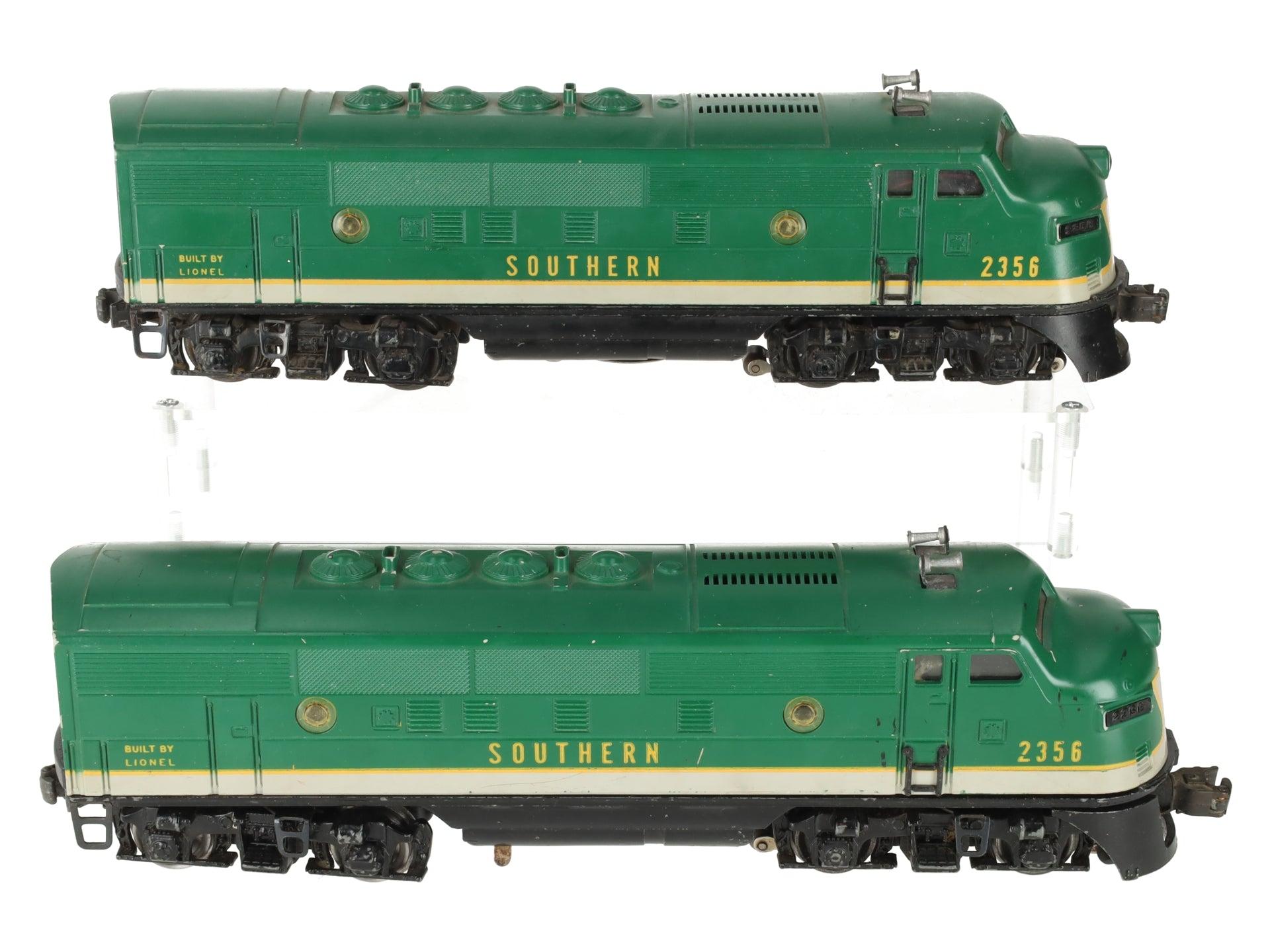 Lionel 2356 Vintage O Southern F-3 AA Diesel Locomotives VG