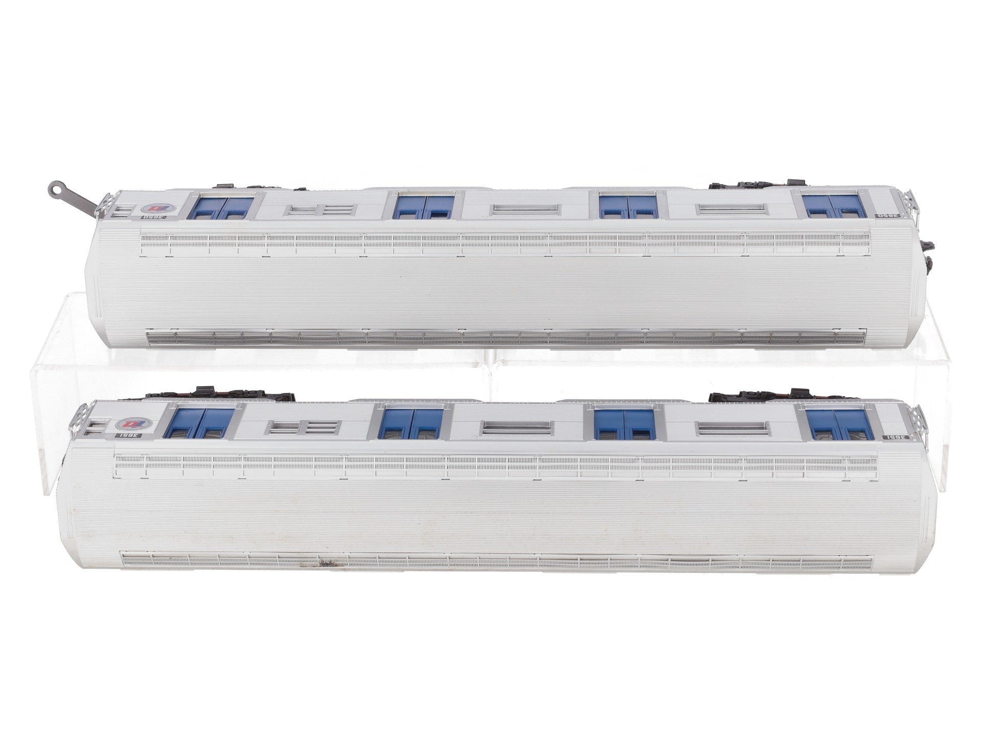 MTH 20-6637 O MTA R32 2-Car Add-On Non Powered Subway Set (Set of 2) EX
