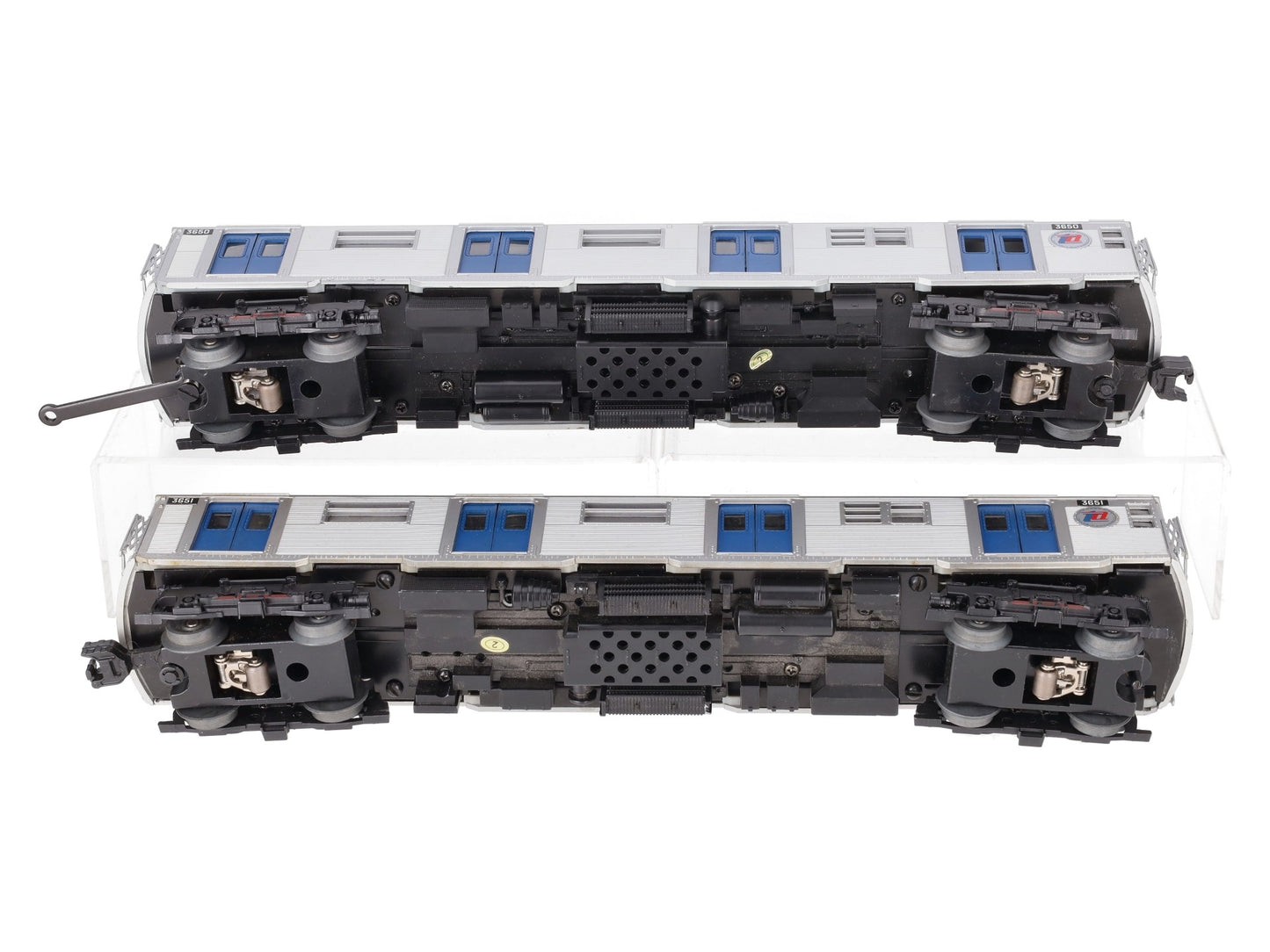 MTH 20-6637 O MTA R32 2-Car Add-On Non Powered Subway Set (Set of 2) EX