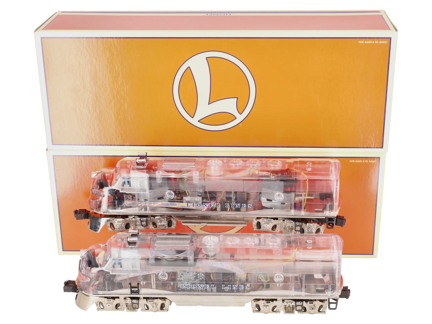 Lionel 6-38150 Platinum Ghost F3 AA Diesel Locomotive Set #1900 & #2000 EX/Box