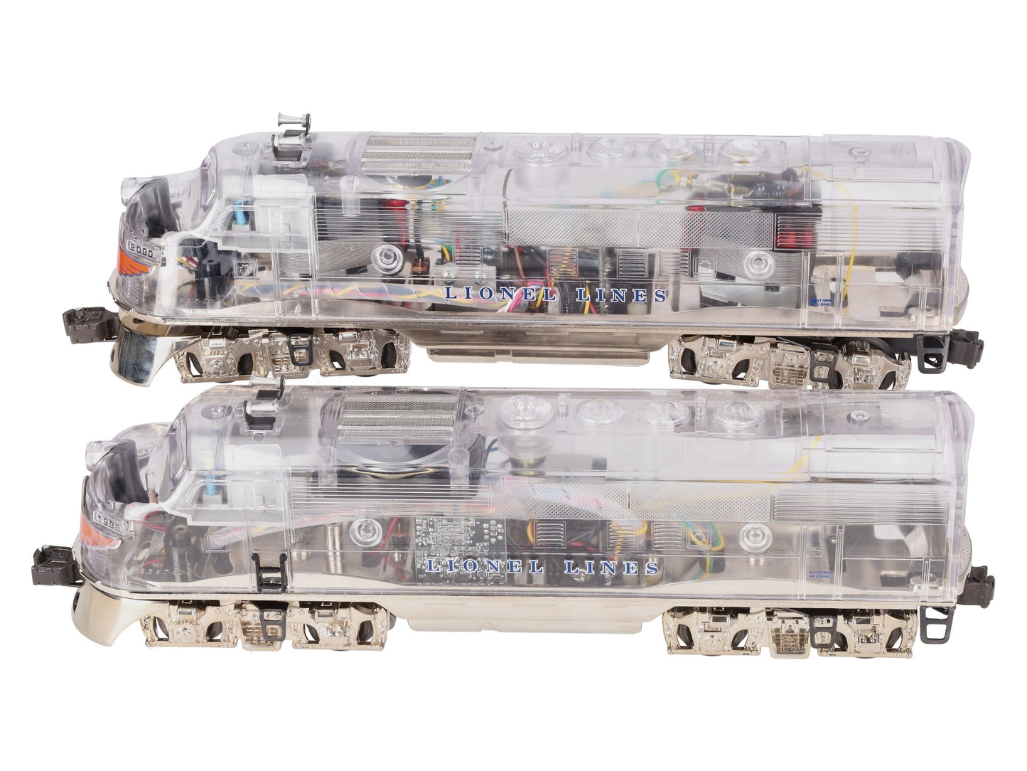 Lionel 6-38150 Platinum Ghost F3 AA Diesel Locomotive Set #1900 & #2000 EX/Box