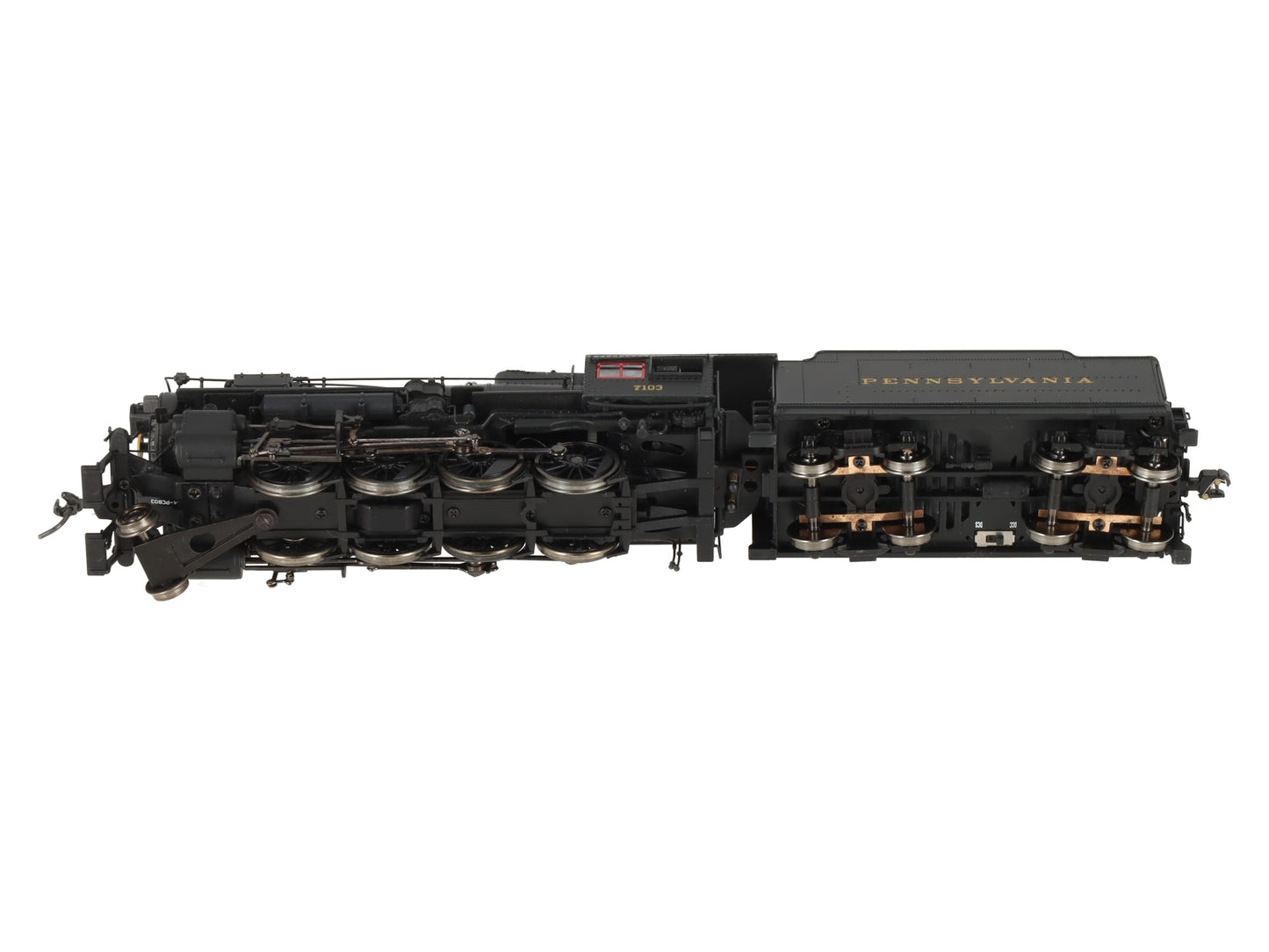 MTH 80-3240-1 HO Pennsylvania Railroad 2-8-0 H10 Steam with P-S 3 & DCC #7103 EX/Box