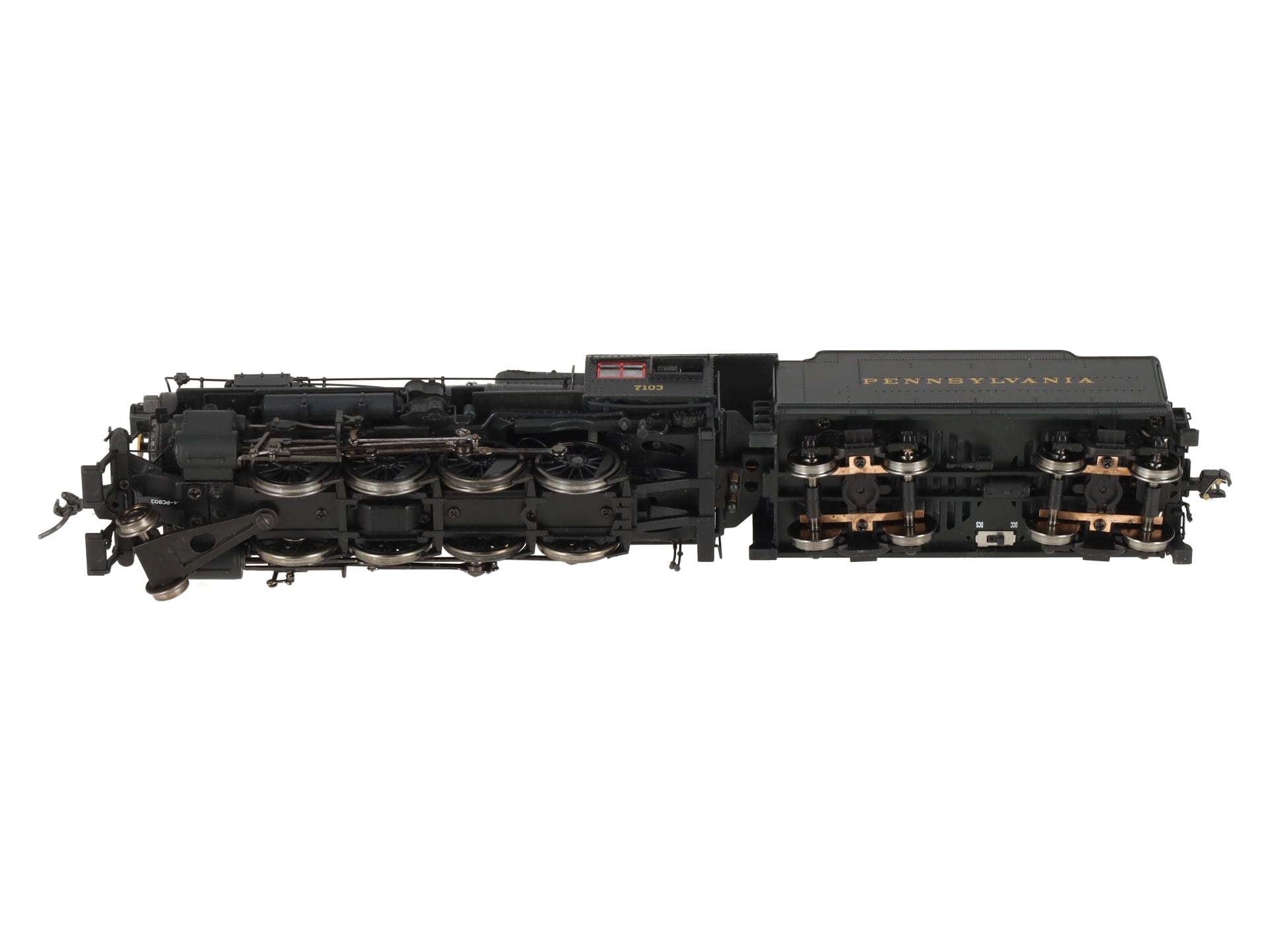 MTH 80-3240-1 HO Pennsylvania Railroad 2-8-0 H10 Steam with P-S 3 & DCC #7103 EX/Box
