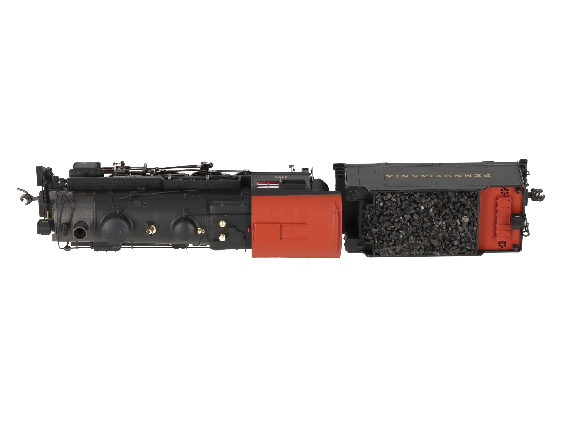 MTH 80-3240-1 HO Pennsylvania Railroad 2-8-0 H10 Steam with P-S 3 & DCC #7103 EX/Box