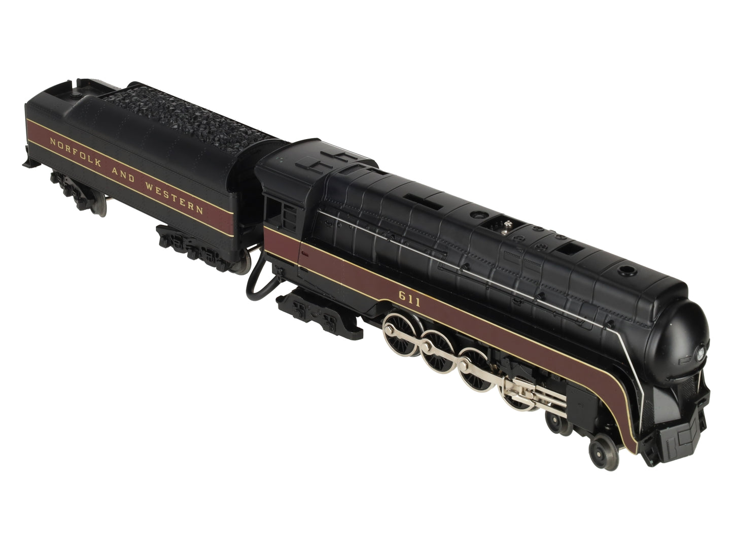 MTH 30-1105-0 4-8-4 Norfolk & Western J Class Steam Loco & Tender w/Whistle #611 EX
