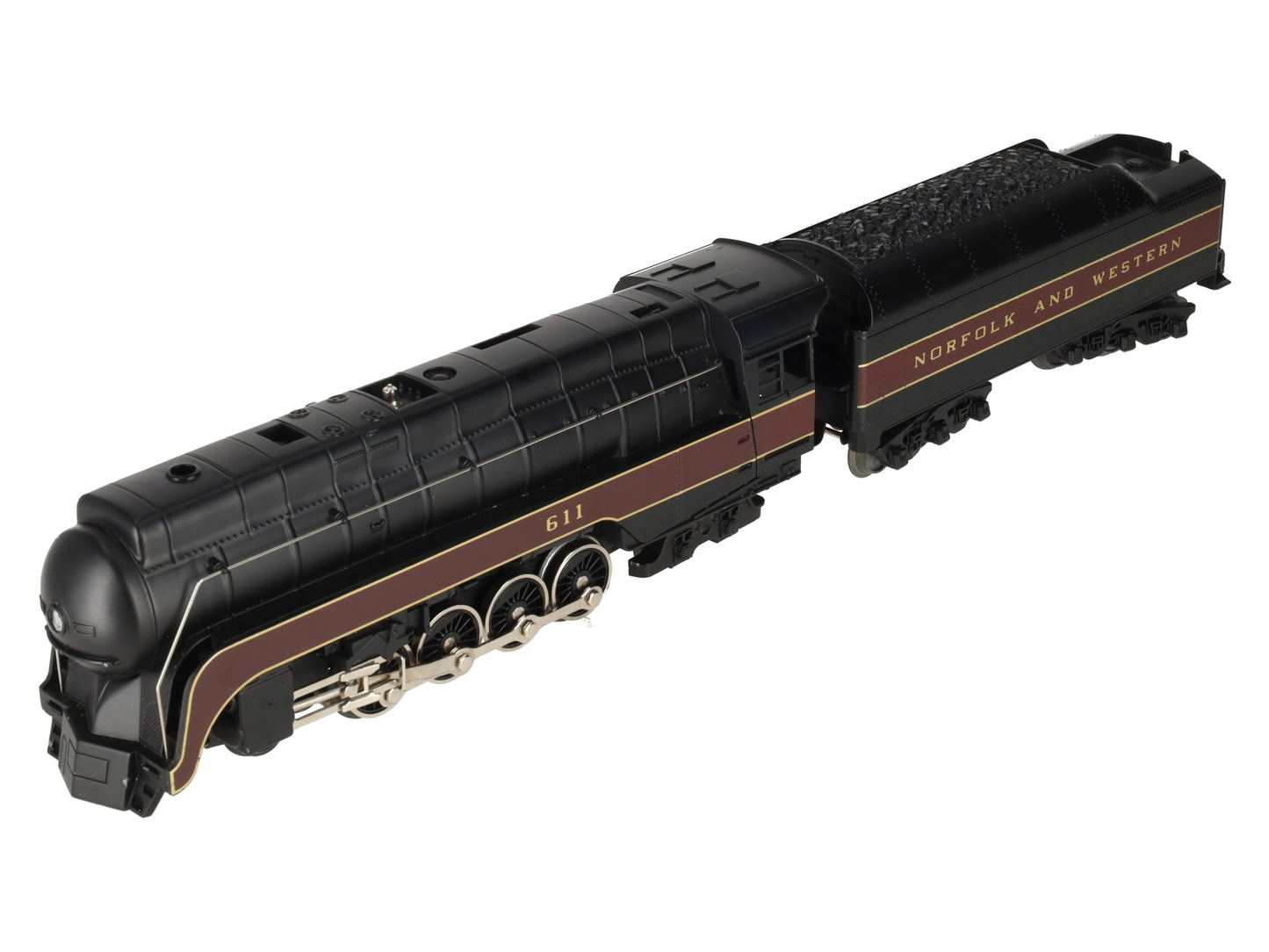 MTH 30-1105-0 4-8-4 Norfolk & Western J Class Steam Loco & Tender w/Whistle #611 EX