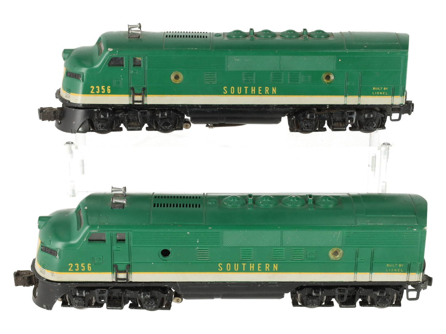 Lionel 2356 Vintage O Southern F-3 AA Diesel Locomotives VG