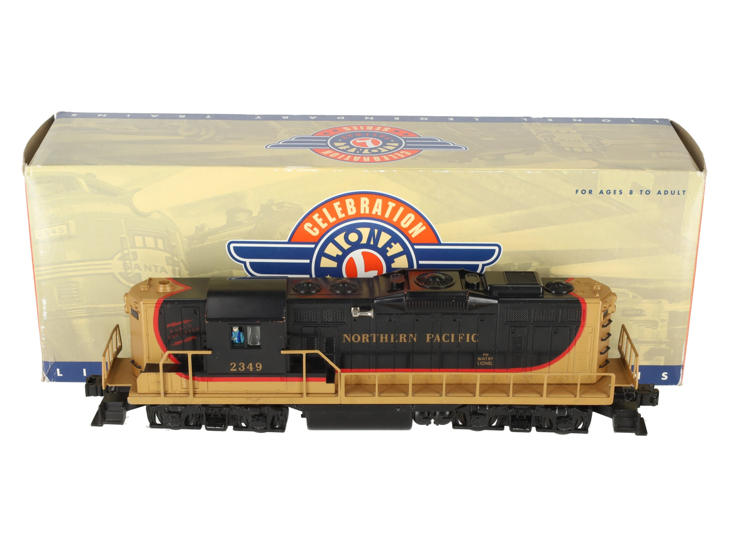 Lionel 6-28519 O Northern Pacific GP9 Diesel Locomotive w/TMCC #2349 EX/Box
