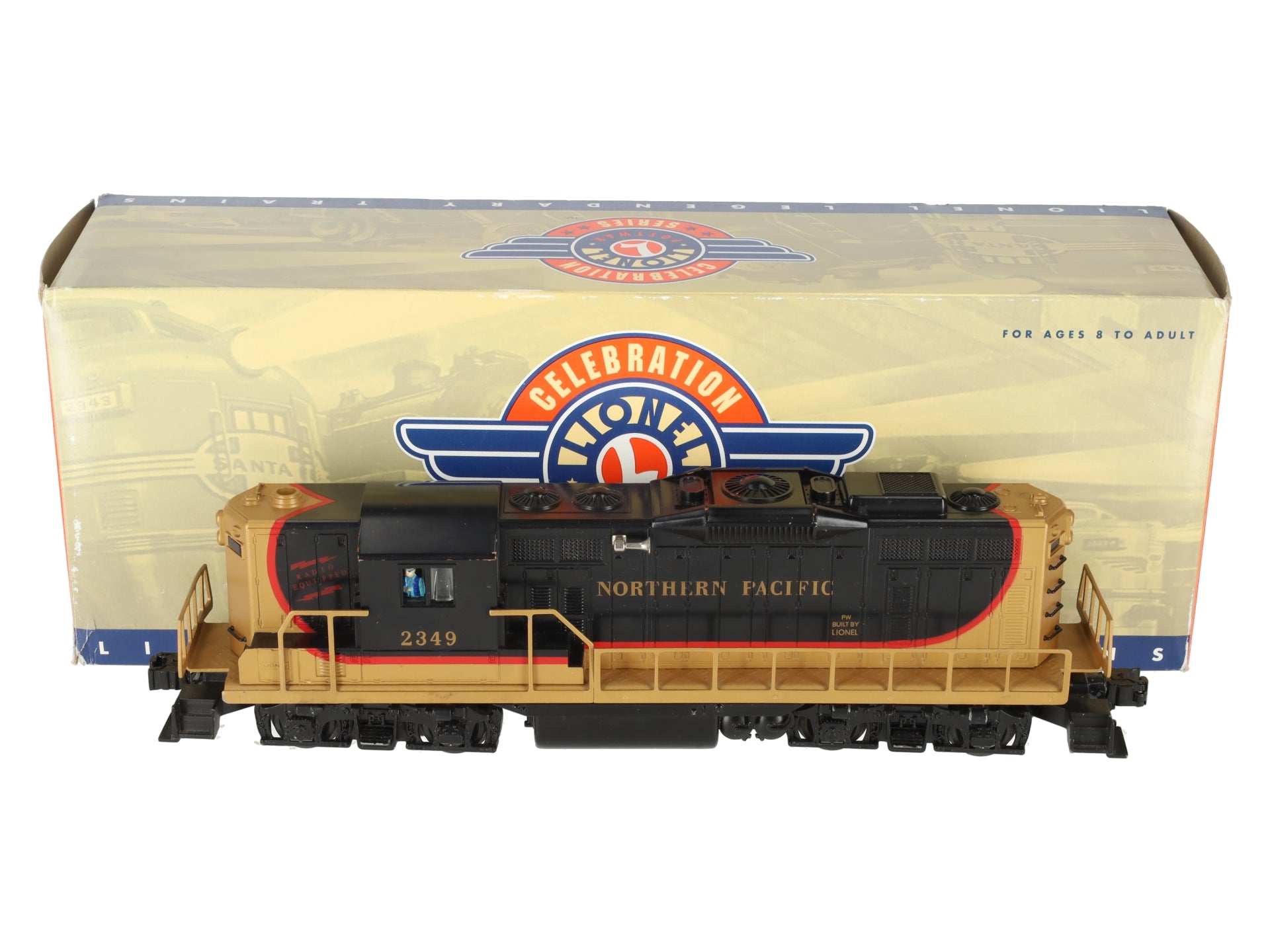 Lionel 6-28519 O Northern Pacific GP9 Diesel Locomotive w/TMCC #2349 EX/Box