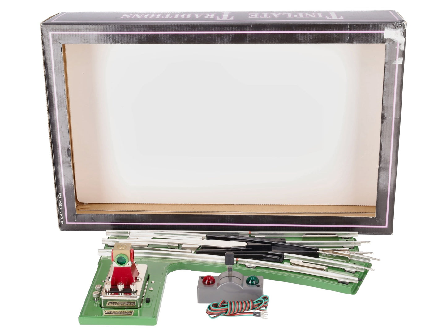 MTH 10-4003 Standard Gauge "223W" Right Hand 72" Wide Radius Switch Track LN/Box
