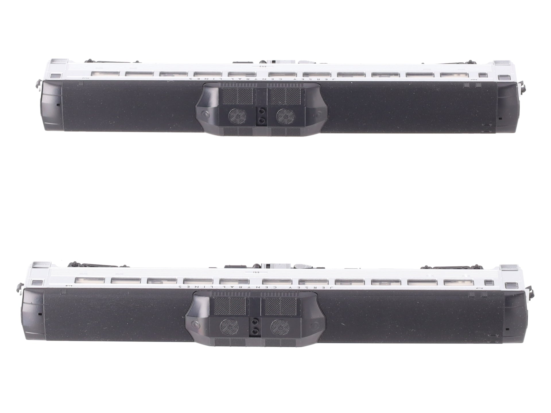 Kato 106-3016 N Scale Jersey Central Rail Diesel Car-Set G #551/552 (Set of 2) LN/Box