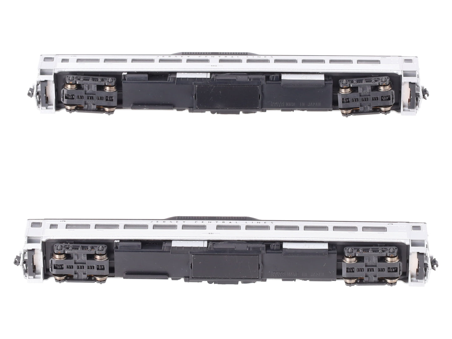 Kato 106-3016 N Scale Jersey Central Rail Diesel Car-Set G #551/552 (Set of 2) LN/Box