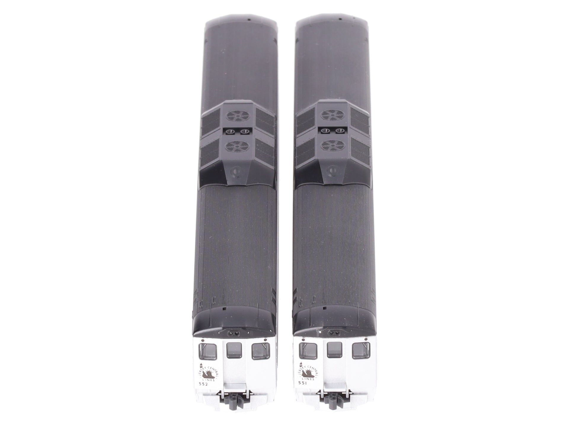Kato 106-3016 N Scale Jersey Central Rail Diesel Car-Set G #551/552 (Set of 2) LN/Box