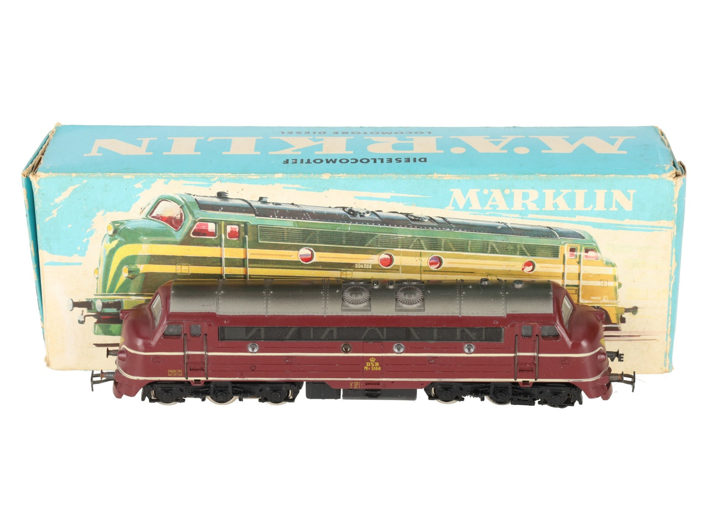 Marklin 3067 HO Scale Danish State Diesel Locomotive #1106 VG/Box