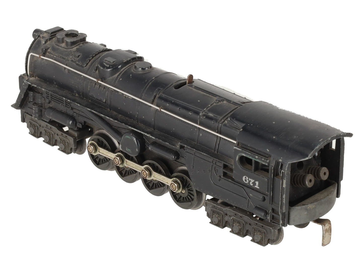 Lionel 671 Vintage O 6-8-6 Die-Cast Steam Turbine Locomotive VG