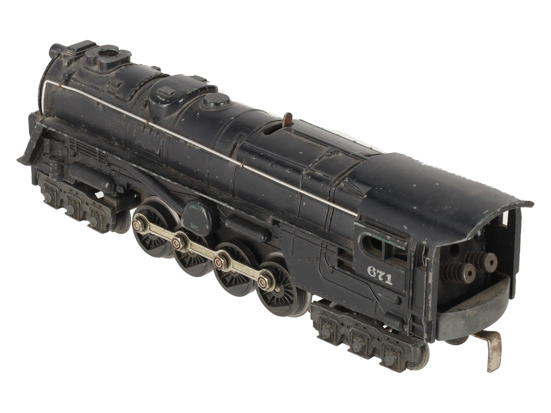 Lionel 671 Vintage O 6-8-6 Die-Cast Steam Turbine Locomotive VG