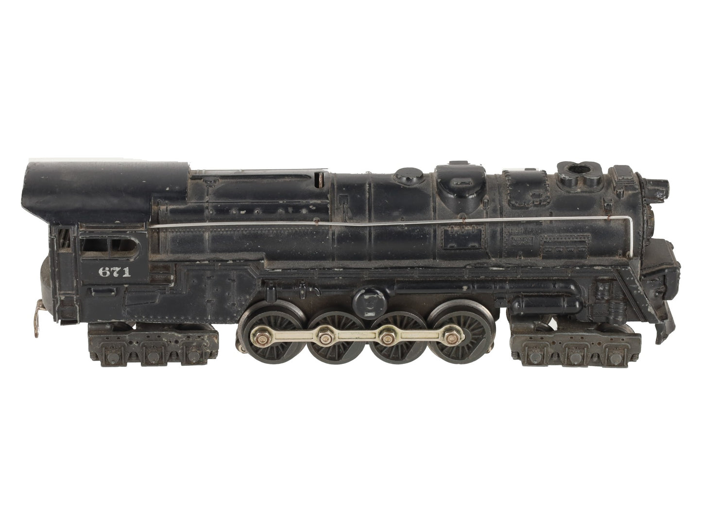 Lionel 671 Vintage O 6-8-6 Die-Cast Steam Turbine Locomotive VG