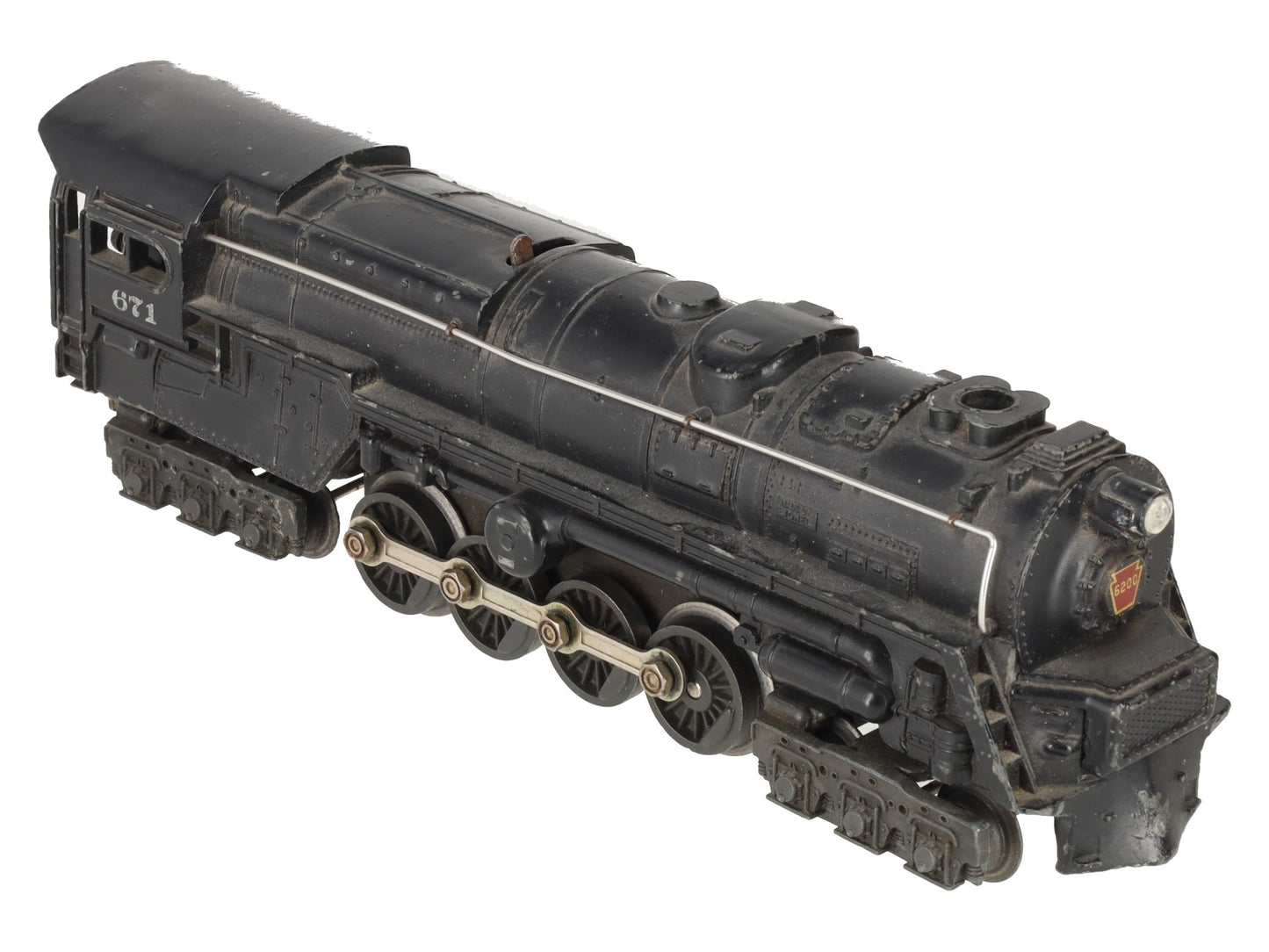 Lionel 671 Vintage O 6-8-6 Die-Cast Steam Turbine Locomotive VG