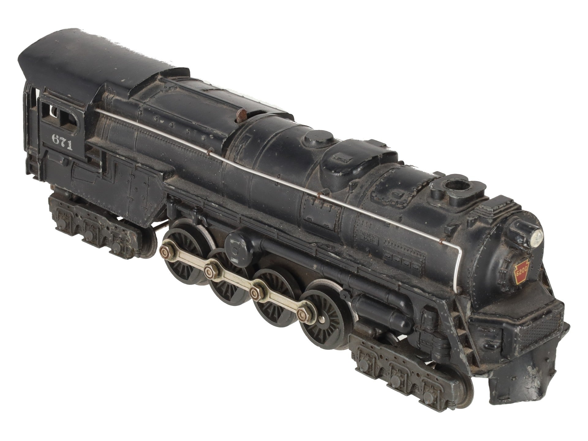 Lionel 671 Vintage O 6-8-6 Die-Cast Steam Turbine Locomotive VG
