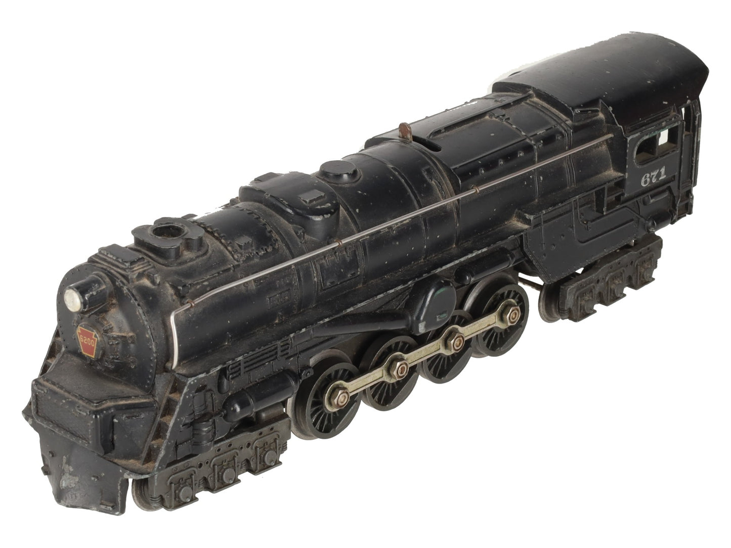 Lionel 671 Vintage O 6-8-6 Die-Cast Steam Turbine Locomotive VG