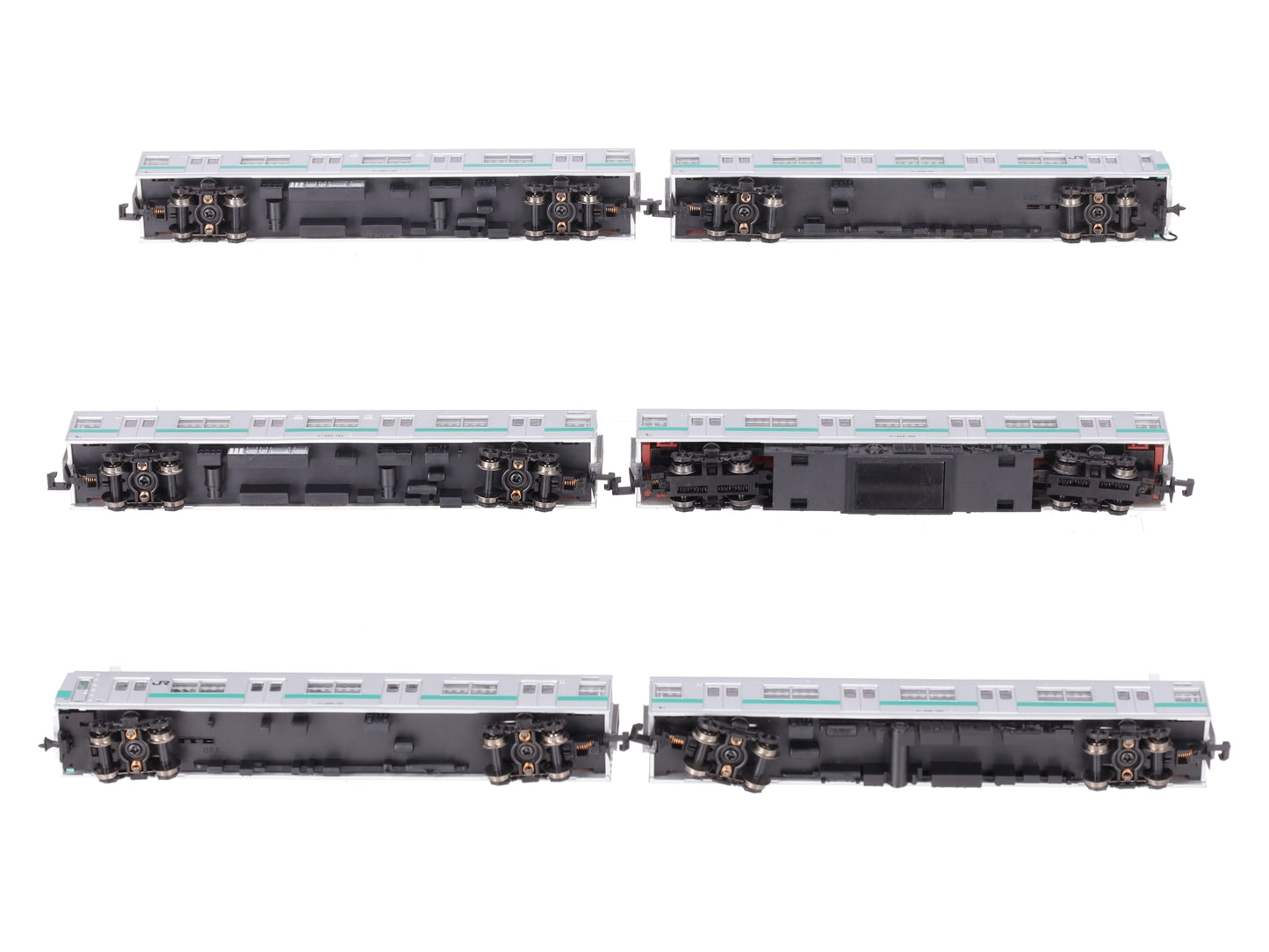 MicroAce A-0938 N Scale 203 Series 100 Sub-Series Passenger Set (Set of 6) NIB