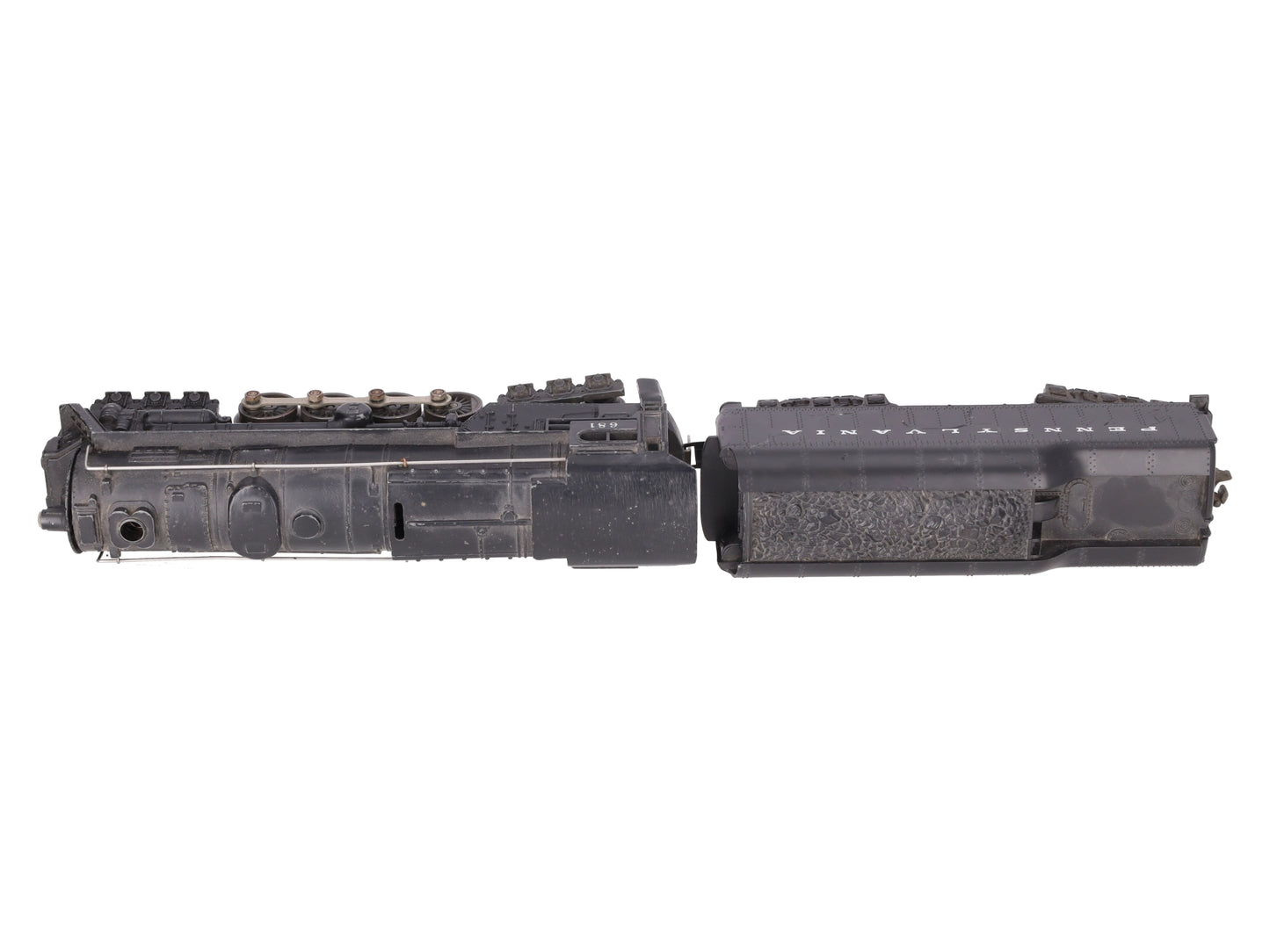Lionel 681 Vintage O 6-8-6 Diecast S2 Steam Turbine Loco w/2671W Tender VG