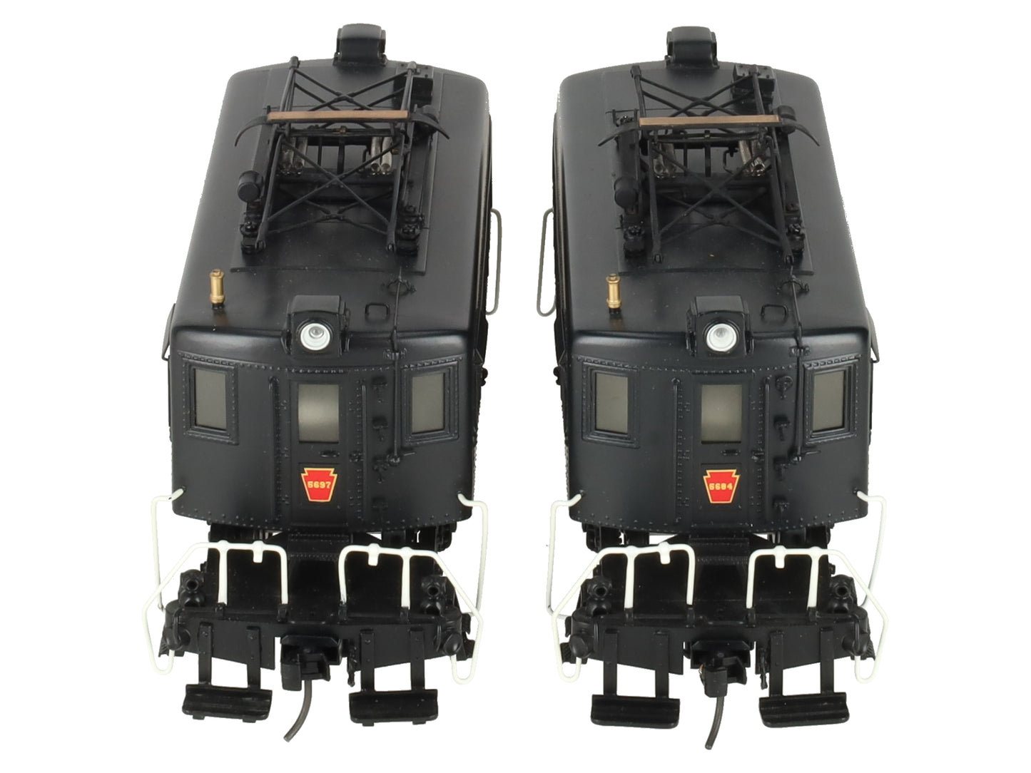 Sunset Models O Brass PRR B-1 AB Unit Electric Switchers #5684 & #5697 (2-Rail) EX/Box
