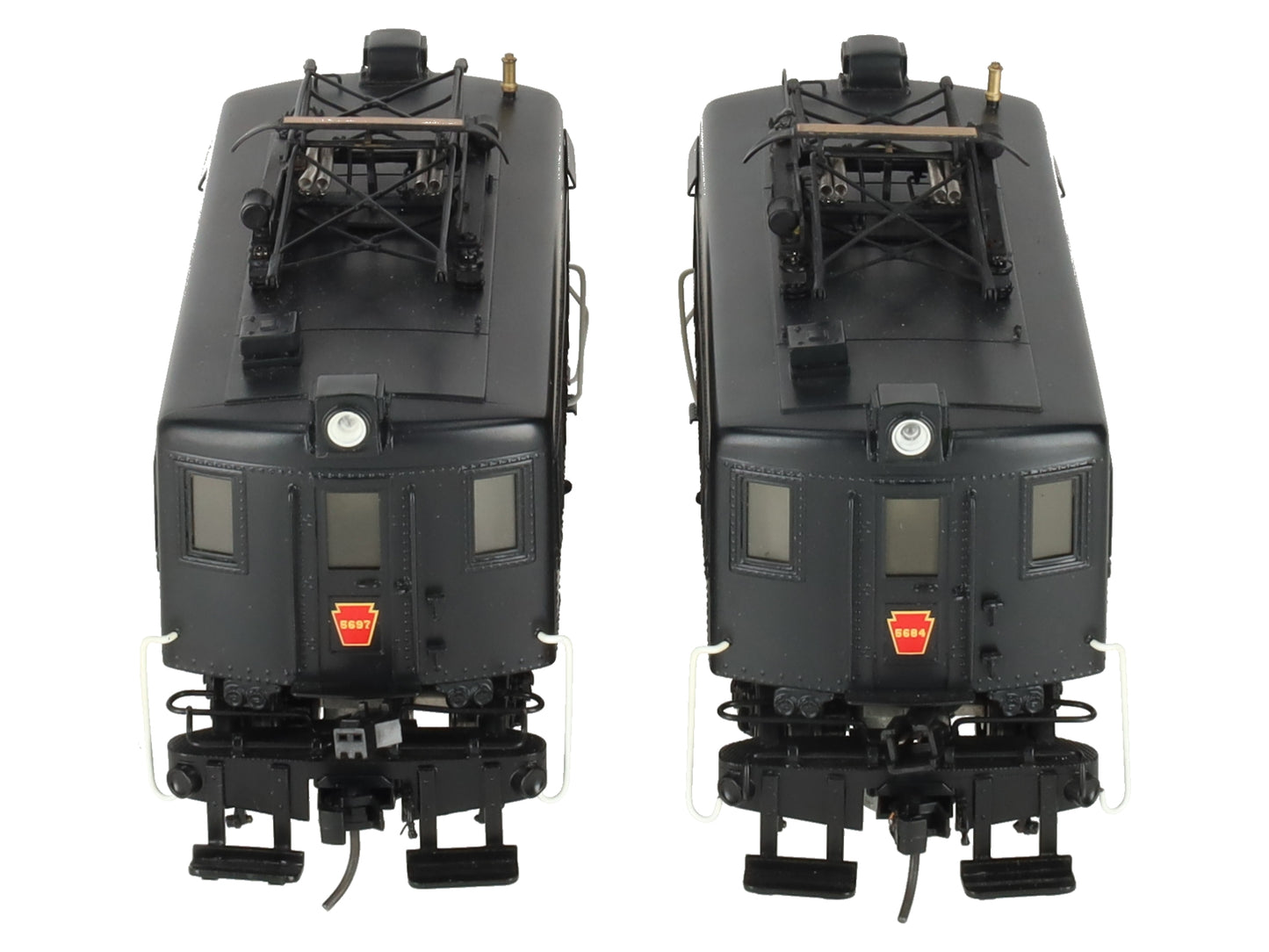 Sunset Models O Brass PRR B-1 AB Unit Electric Switchers #5684 & #5697 (2-Rail) EX/Box