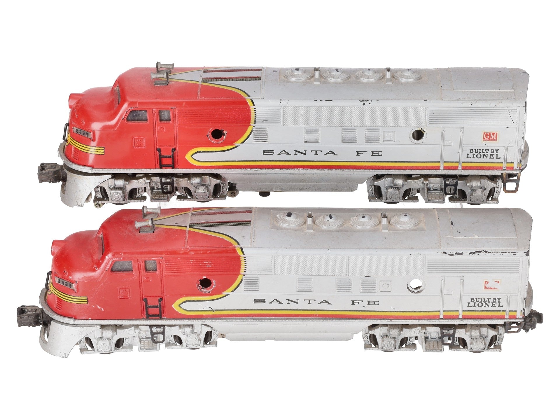 Lionel 2333 Vintage O Santa Fe F3 AA Diesel Set