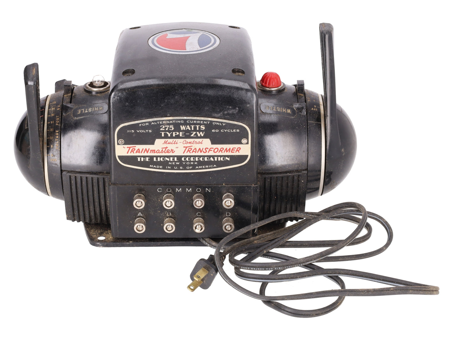 Lionel ZW Vintage O 250 Watt 4 Train Transformer with Whistle VG
