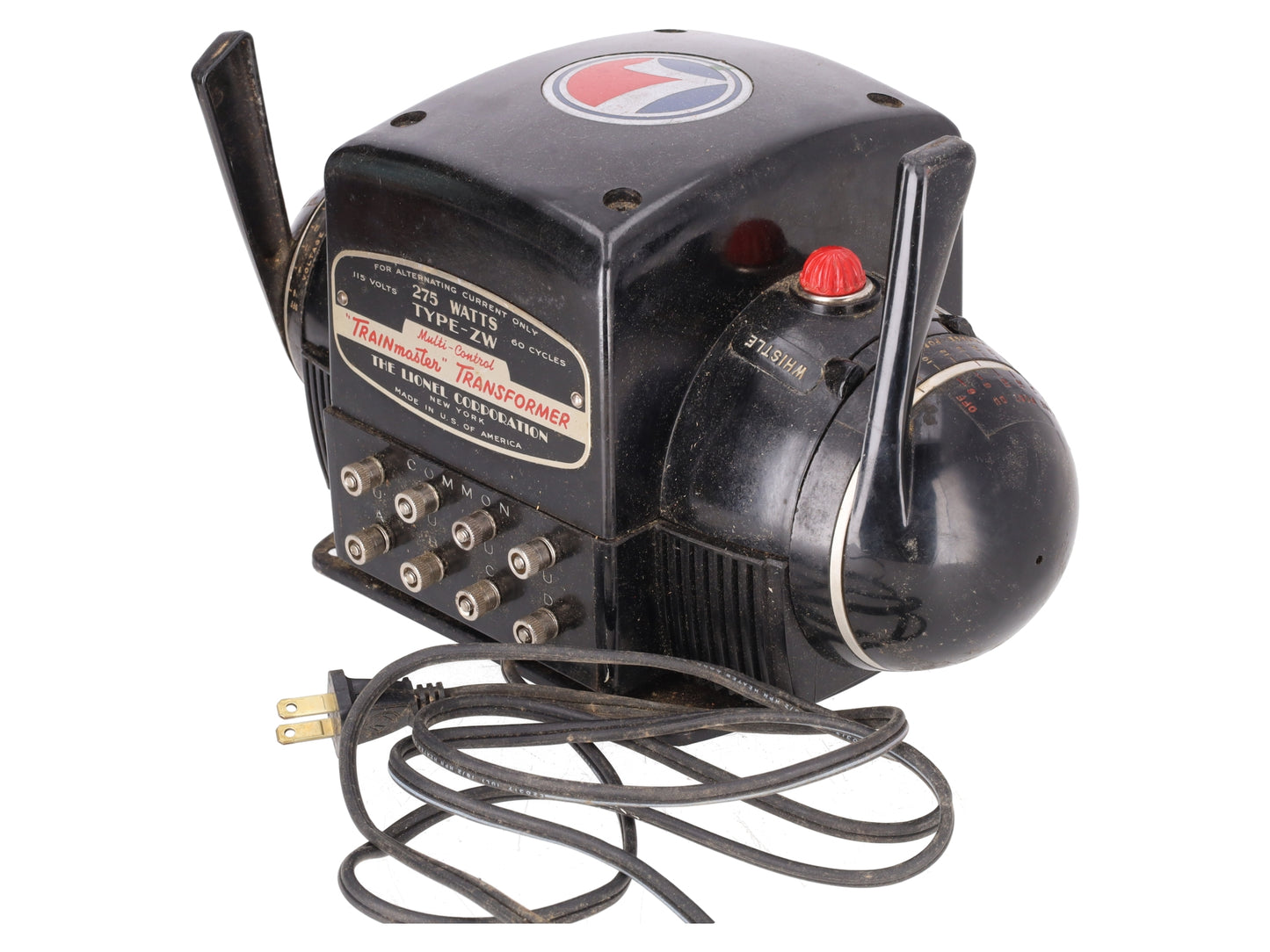 Lionel ZW Vintage O 250 Watt 4 Train Transformer with Whistle VG