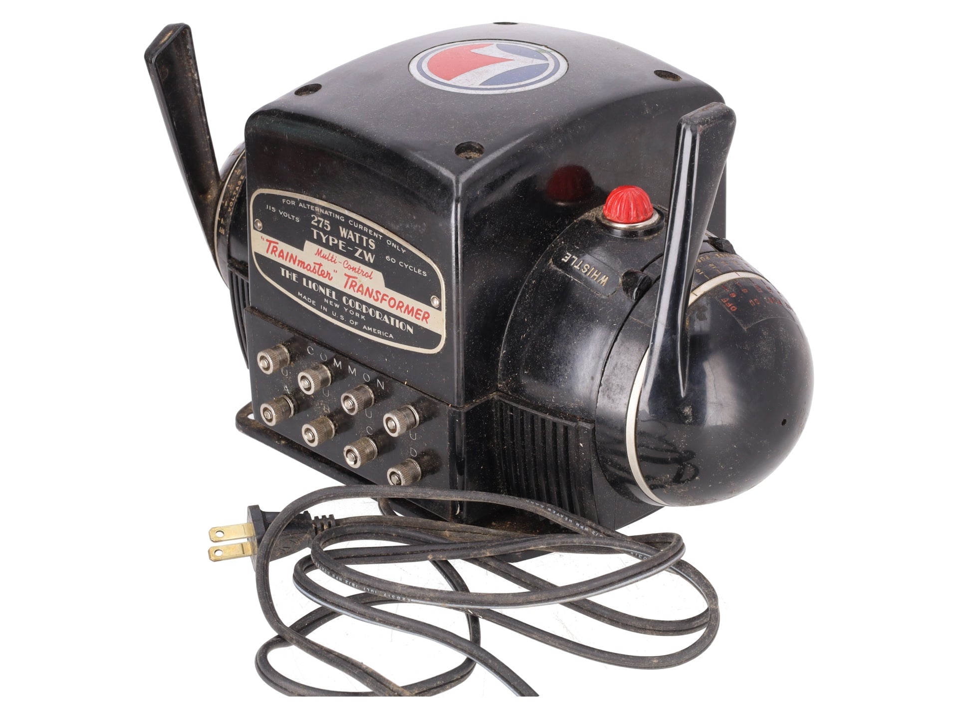 Lionel ZW Vintage O 250 Watt 4 Train Transformer with Whistle VG